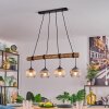 Koyoto hanging light, globe light, pendant light Ecru, black, 4-light sources