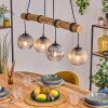 Koyoto hanging light, globe light, pendant light Ecru, black, 4-light sources