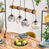 Koyoto hanging light, globe light, pendant light Ecru, black, 4-light sources