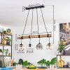 Koyoto hanging light, globe light, pendant light Ecru, black, 4-light sources