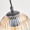 Koyoto hanging light, globe light, pendant light Ecru, black, 4-light sources
