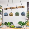 Koyoto hanging light, globe light, pendant light Ecru, black, 4-light sources