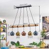 Ripoll hanging light, globe light, pendant light Ecru, black, 5-light sources