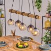 Koyoto hanging light, globe light, pendant light Ecru, black, 5-light sources