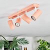 Javel ceiling light, ceiling spotlight pink, white, 4-light sources