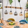 Koyoto hanging light, globe light, pendant light Ecru, black, 4-light sources