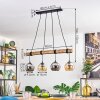 Koyoto hanging light, globe light, pendant light Ecru, black, 4-light sources