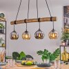 Koyoto hanging light, globe light, pendant light Ecru, black, 4-light sources