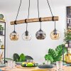 Ripoll hanging light, globe light, pendant light Ecru, black, 4-light sources