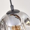 Ripoll hanging light, globe light, pendant light Ecru, black, 4-light sources