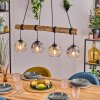 Ripoll hanging light, globe light, pendant light Ecru, black, 4-light sources