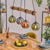 Koyoto hanging light, globe light, pendant light Ecru, black, 4-light sources
