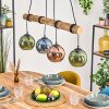 Koyoto hanging light, globe light, pendant light Ecru, black, 4-light sources