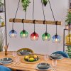 Koyoto hanging light, globe light, pendant light Ecru, black, 5-light sources