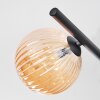 Chehalis ceiling light, globe light black, 5-light sources
