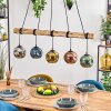Ripoll hanging light, globe light, pendant light Ecru, black, 5-light sources