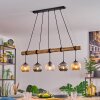 Ripoll hanging light, globe light, pendant light Ecru, black, 5-light sources