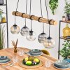 Ripoll hanging light, globe light, pendant light Ecru, black, 5-light sources