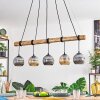 Ripoll hanging light, globe light, pendant light Ecru, black, 5-light sources