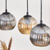 Ripoll hanging light, globe light, pendant light Ecru, black, 5-light sources