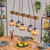 Ripoll hanging light, globe light, pendant light Ecru, black, 5-light sources