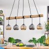 Ripoll hanging light, globe light, pendant light Ecru, black, 5-light sources
