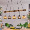 Ripoll hanging light, globe light, pendant light Ecru, black, 5-light sources