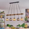 Ripoll hanging light, globe light, pendant light Ecru, black, 5-light sources