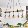 Koyoto hanging light, globe light, pendant light Ecru, black, 5-light sources