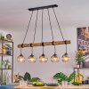 Koyoto hanging light, globe light, pendant light Ecru, black, 5-light sources
