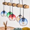 Koyoto hanging light, globe light, pendant light Ecru, black, 5-light sources
