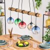Koyoto hanging light, globe light, pendant light Ecru, black, 5-light sources