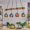 Ripoll hanging light, globe light, pendant light Ecru, black, 4-light sources