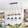Koyoto hanging light, globe light, pendant light Ecru, black, 4-light sources