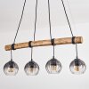 Koyoto hanging light, globe light, pendant light Ecru, black, 4-light sources