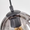 Koyoto hanging light, globe light, pendant light Ecru, black, 4-light sources