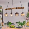 Koyoto hanging light, globe light, pendant light Ecru, black, 4-light sources
