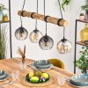 Koyoto hanging light, globe light, pendant light Ecru, black, 4-light sources