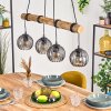 Koyoto hanging light, globe light, pendant light Ecru, black, 4-light sources