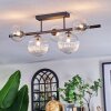 Chehalis ceiling light, globe light clear, 5-light sources