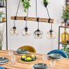 Koyoto hanging light, globe light, pendant light Ecru, black, 4-light sources
