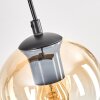 Koyoto hanging light, globe light, pendant light Ecru, black, 4-light sources