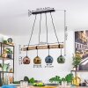 Ripoll hanging light, globe light, pendant light Ecru, black, 4-light sources
