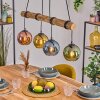 Koyoto hanging light, globe light, pendant light Ecru, black, 4-light sources