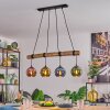 Koyoto hanging light, globe light, pendant light Ecru, black, 4-light sources