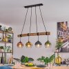 Koyoto hanging light, globe light, pendant light Ecru, black, 4-light sources