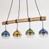 Koyoto hanging light, globe light, pendant light Ecru, black, 4-light sources