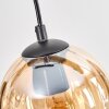 Koyoto hanging light, globe light, pendant light Ecru, black, 4-light sources
