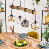 Koyoto hanging light, globe light, pendant light Ecru, black, 4-light sources