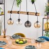 Koyoto hanging light, globe light, pendant light Ecru, black, 4-light sources